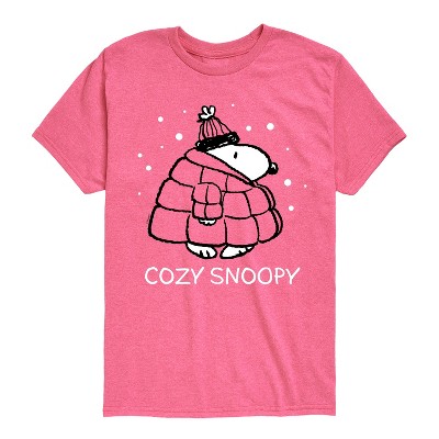 Boys' - Peanuts - Cozy Snoopy Short Sleeve Graphic T-Shirt