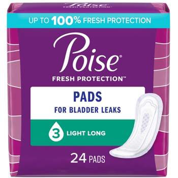 Poise Incontinence Bladder Control Pads - Light Absorbency