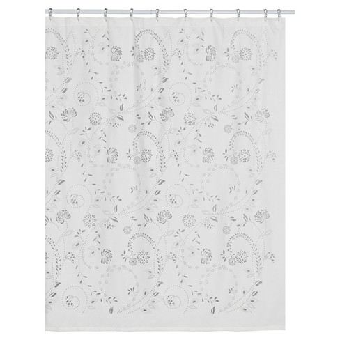 Eyelet 100 Polyester Shower Curtain, Creative Bath Shower Curtain