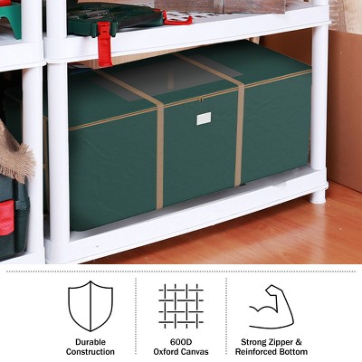 Green Rolling Christmas Tree Storage Bag with Reinforced Handles