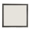 Royal Hampton Dresser Vanity Mirror, 39 Inch Contemporary Gray Wood Frame - 3 of 4