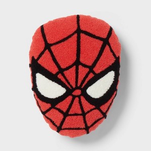 Marvel Spider-Man Mask Kids' Decorative Throw Pillow - The Marvel Collection by Pillowfort™ - 1 of 4