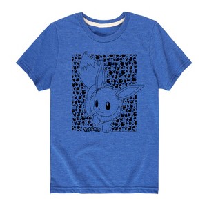 Boys' - Pokémon - Eevee Pattern Short Sleeve Graphic T-Shirt - 1 of 4