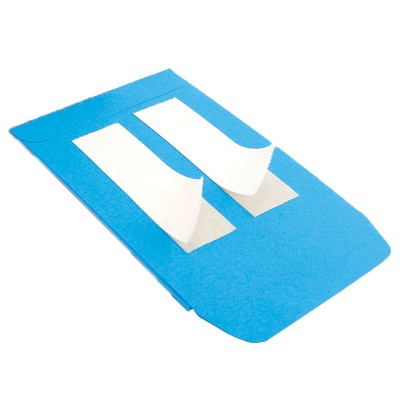 Bright Multicolor Self-Adhesive Library Pockets, 3.5" x 4.875", 90 Count