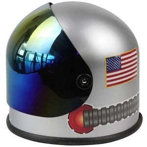 Underwraps Costumes Silver Space Helmet Adult Costume Accessory | One Size - 1 of 2