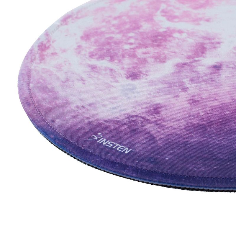 Insten Round Mouse Pad Galaxy Space Iris Planet Design, Stitched Edges, Non Slip Rubber Base, Smooth Surface Mat (7.9" x 7.9"), 4 of 10