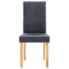 vidaXL Dining Chairs 4 pcs Gray Faux Suede Leather - 4 of 4