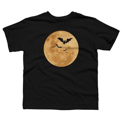 Boy's Design By Humans Halloween - Moon By MonkeyStore T-Shirt