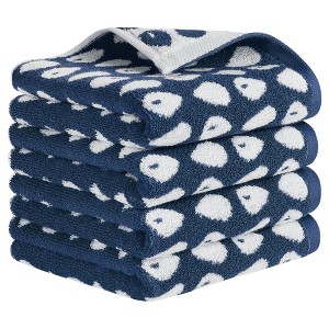 REGALWOVEN Cute Cartoon Pattern Cotton Soft Absorbent Decorative Hand Towel 14 x 30 Inch - 1 of 4