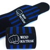 WOD Nation Wrist Wraps & Straps for Gym & Weightlifting (18 inch), Gym Wrist Straps Support for Women & Men - Black/DK Blue - 3 of 4