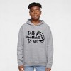 The Juniper Shop Talk Football To Me Ball Youth Graphic Hoodie - 2 of 4