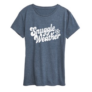 Women's - Instant Message - Snuggle Weather Short Sleeve Graphic T-Shirt - 1 of 4