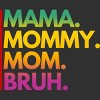 Men's Design By Humans Mother's Day Mama Mommy Mom Bruh Rainbow Text By punsalan T-Shirt - 2 of 2
