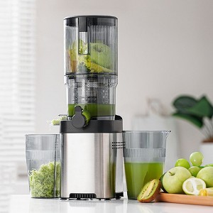 Masticating  Juicer, 5.3 in Cold Press Juicer with 250W Motor, Triple Filtration, Safety Lid Lock, 1.8 L Capacity, Fit for Whole Fruits & Vegetables - 1 of 4