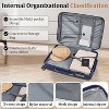 Kumasinova Premium PP Hardshell Suitcase Sets,4 Pcs Expandable Lightweight Spinner Luggage with TSA Lock,Airline-Approved,14/20/24/28" - 2 of 4