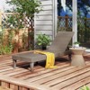Costway 1/2 PCS Outdoor Chaise Lounger Chair 3-Position Reclining Chair with Waterproof Rattan Brown/Black - 2 of 4