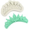 O'Creme Tiara  Silicone Fondant Mold - 4" x 3" - White - 2 of 4