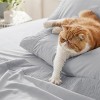 Bedsure | 3-4 Pcs Solid Embossed Soft Sheet & Pillowcase Sets - image 4 of 4