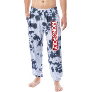 Monopoly Mens' Family Board Game Night Sleep Pajama Lounge Jogger Pants Multicolored - 1 of 4