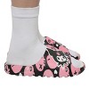 Kuromi Head With Pink Skull Toss Icons Women's Slides - 3 of 4