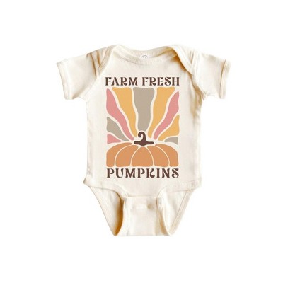 Fall Pumpkin Newborn Baby Onesie® Bodysuit GS1