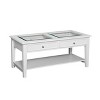 Panorama Glass-Top Coffee Table - CK1130 - White - SEI - 3 of 4