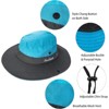 BEAFUP Women’s Foldable Sun Hat with Breathable Mesh,Adjustable Chin Strap & Ponytail Hole - for Beach,Hiking,Outdoor - 4 of 4