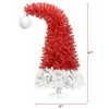 6FT Artificial Christmas Tree, Artificial Fir Bent Top Christmas Tree with 1250 Branch Tips, Hinges Xmas Tree For Home Office Party Holiday Decoration - 4 of 4