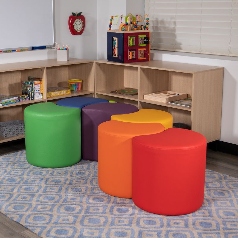 Flash Furniture Soft Seating Flexible Moon for Classrooms and Common Spaces - 18" Seat Height, 4 of 12