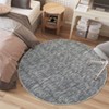 Machine Washable Area Rug With Non-Slip Backing Stain Resistant Easy Cleaning Indoor Carpet For Living Room Bed Dining Room Playroom Office - 4 of 4