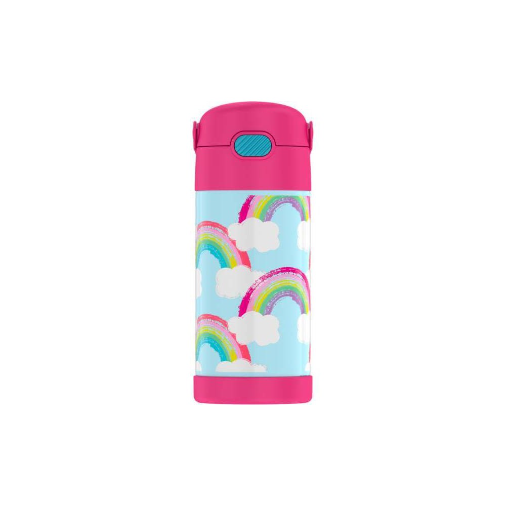 Thermos Rainbow 12oz FUNtainer Water Bottle with Bail Handle - Pink/Blue