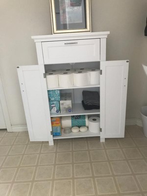 Somerset Bathroom Storage Cabinet White - Riverridge Home : Target