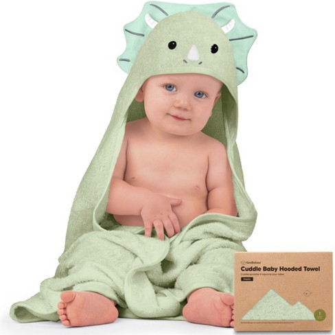Keababies Cuddle Baby Hooded Towel, Organic Baby Bath Towel, Hooded Baby  Towels, Baby Beach Towel For Newborn, Kids (triceratops) : Target