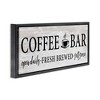 Stupell Industries Coffee Bar Cafe Rustic Sign, 25" x 11" - 3 of 4