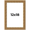 PosterPalooza | Sculpted Black Picture Frame - UV Acrylic, Foam Board Backing, Hanging Hardware - 2 of 4
