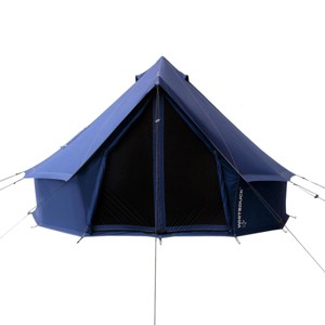 WHITE DUCK Regatta Canvas Bell Tent Collection with Stove Jack & Mesh Windows – 4-Season Glamping Tent, Water Repellent - 1 of 4