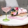 Pavilion Gift Company - Mom - 10 oz Stemmed Pink Glass - Drinkware - 3 of 4