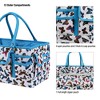 Singer Storage Collapsible Tote Caddy Butterfly Print: Sewing Kit Bag, Polyester, 7.5" H x 12" D x 8.5" W - 3 of 4