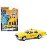 1991 Ford LTD Crown Victoria Yellow "NYC Taxi" (New York City) "Hobby Exclusive" 1/64 Diecast Model Car by Greenlight