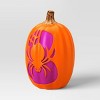 16" Lit Pumpkin Spider with Web and Timer Full Blow Mold without Cutout Halloween Decorative Prop - Hyde and EEK! Boutique™ - 3 of 3
