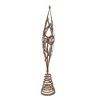 Kurt Adler 11-Inch Un-Lit Gold Glittered Jeweled Star Treetop - 2 of 4