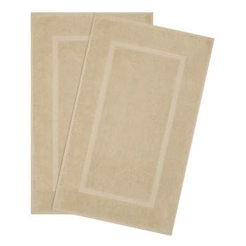 American Soft Linen 17x24 inch 100% Cotton Non-Slip Bath Rug - 60 Set Case Pack Rockridge-Gray