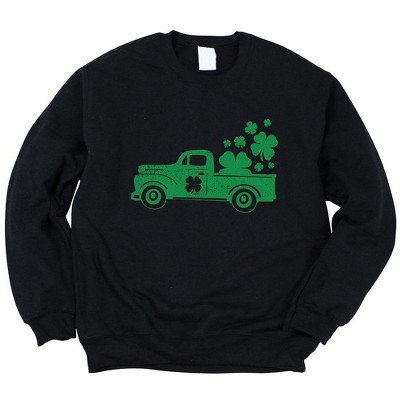 Simply Sage Market Women's Graphic Sweatshirt Shamrock Truck