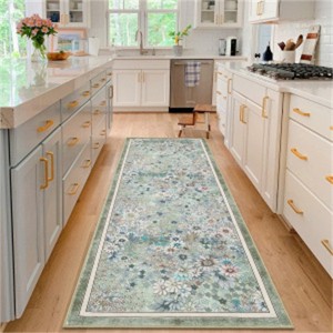 Fulvari Area Rug,Rugs for Living Room & Bedroom,Bohemian Washable Rug with TPR Gripper,Recycled Polyester Low-Pile Pet & Kid Safe - 1 of 4