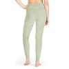 Wander by Hottotties Women's Velour Leggings - Seagrass - image 2 of 2