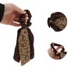 Unique Bargains Elegant Double-layer ribbon Scrunchies Hair Elastic Band 1 Pc - 2 of 4