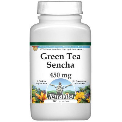 TerraVita Green Tea Sencha - 450 mg (100 capsules, ZIN: 511321)