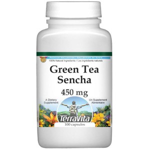 TerraVita Green Tea Sencha - 450 mg (100 capsules, ZIN: 511321) - 1 of 4