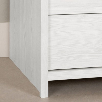 White Pine 5-Drawer Farmhouse Chest with Metal Handles