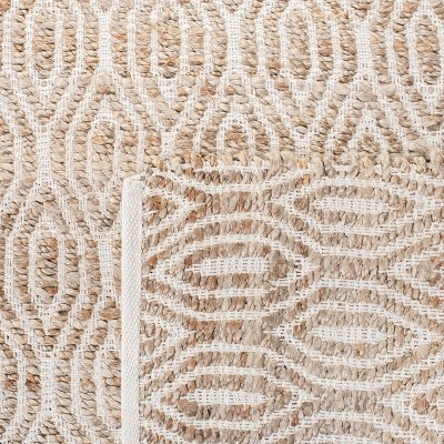 Cape Cod Natural Hand-Knotted Cotton Area Rug 5' x 8'